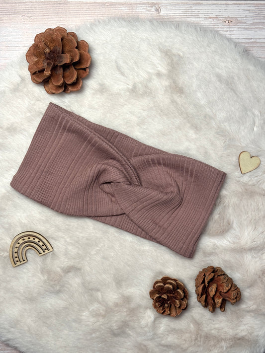 Stirnband für Große aus unregelmäßigem Rib