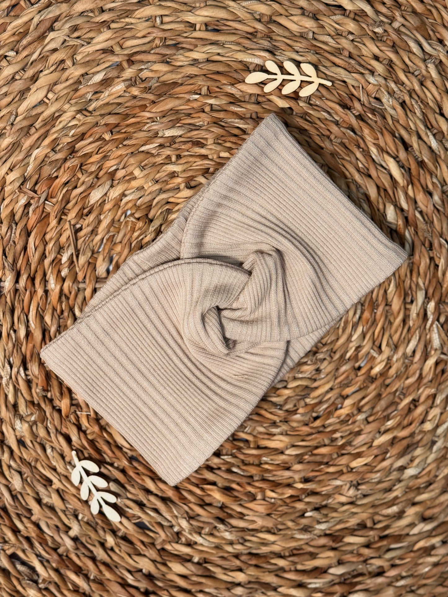 Stirnband für Kleine aus unregelmäßigem Rib