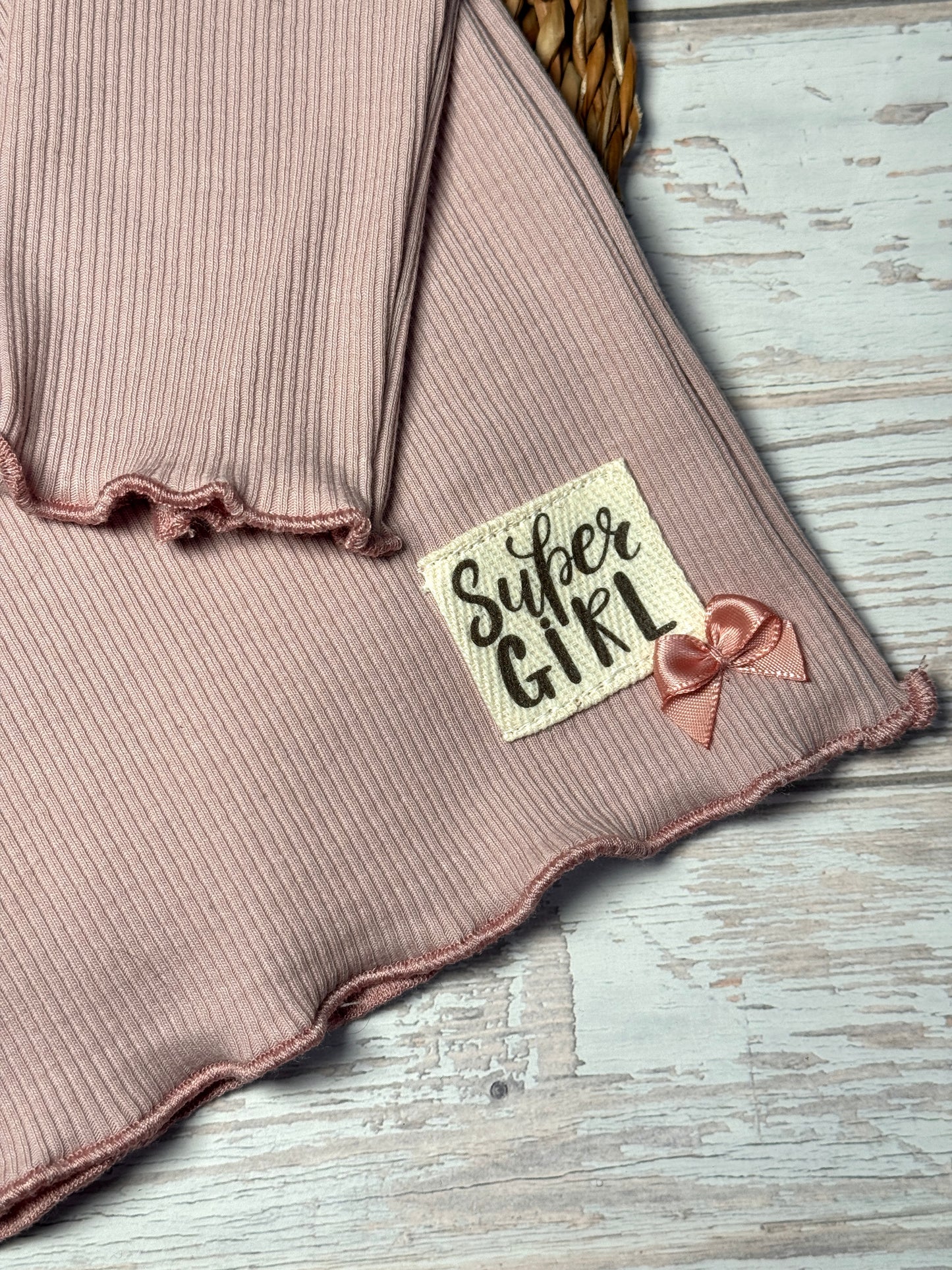 Romantisches Shirt aus Rib -personalisierbar