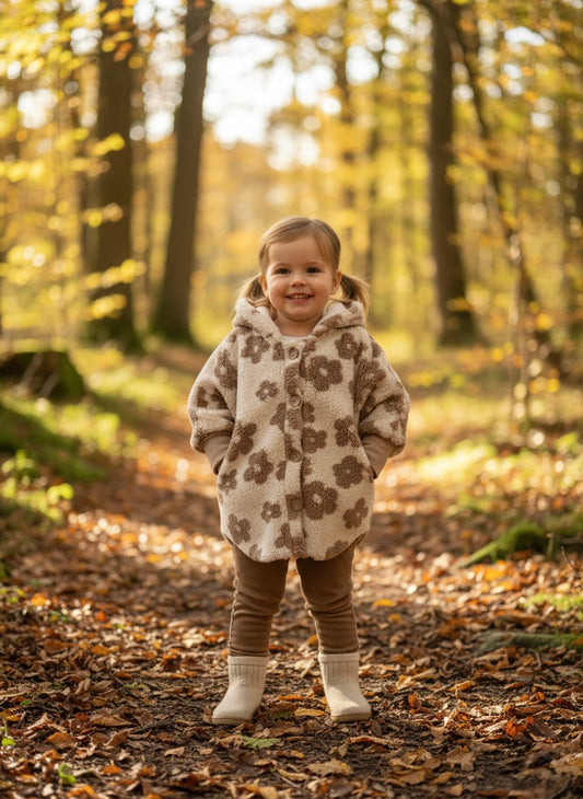 Teddy Mitwachsjacke »Bloomy Bear« 🧸