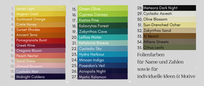 Individuelle Musselin-Geburtstagskrone