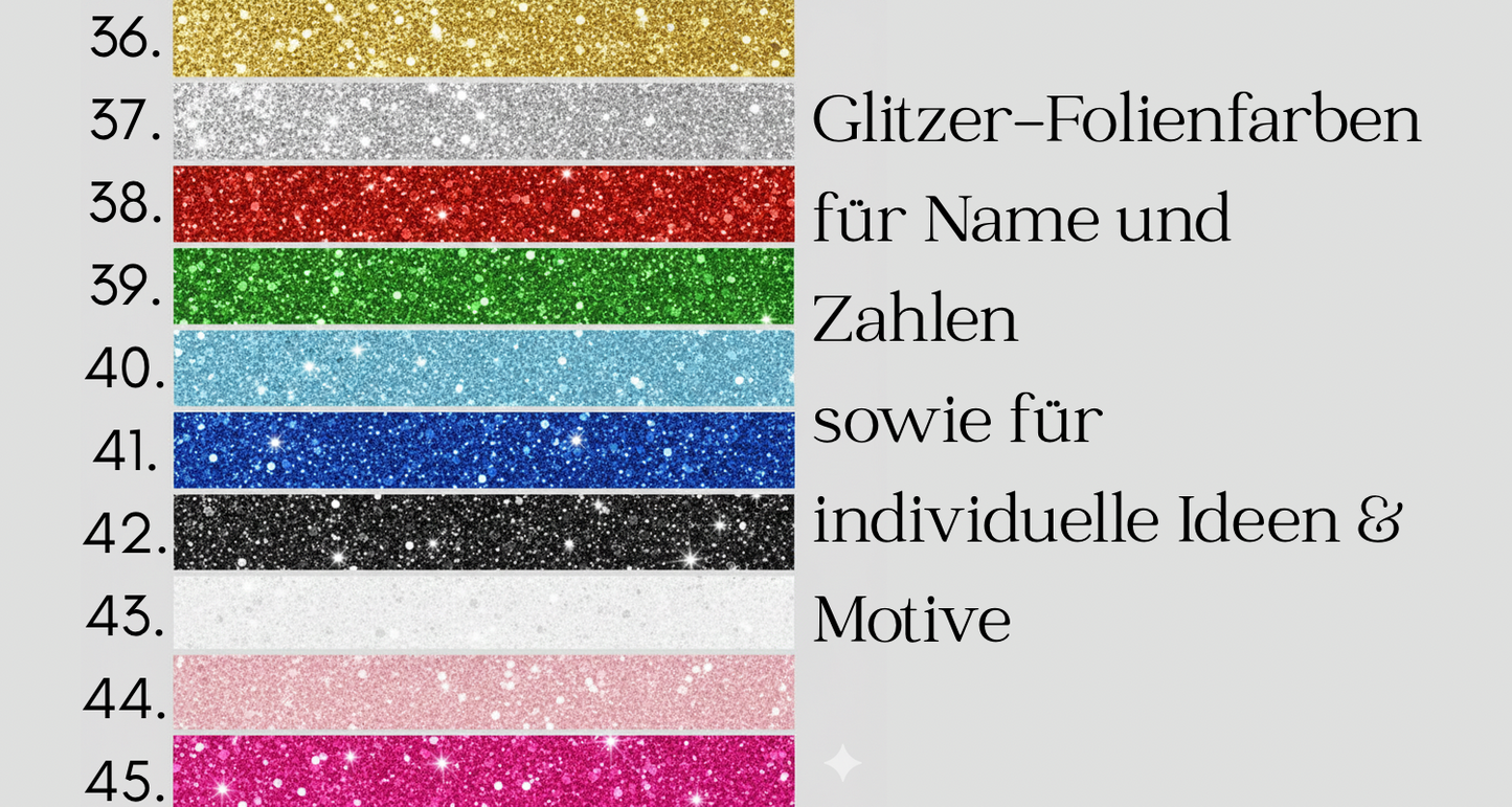 Individuelle Musselin-Geburtstagskrone