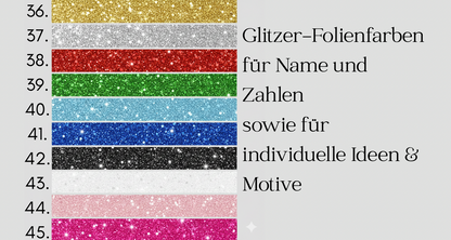 Individuelle Musselin-Geburtstagskrone