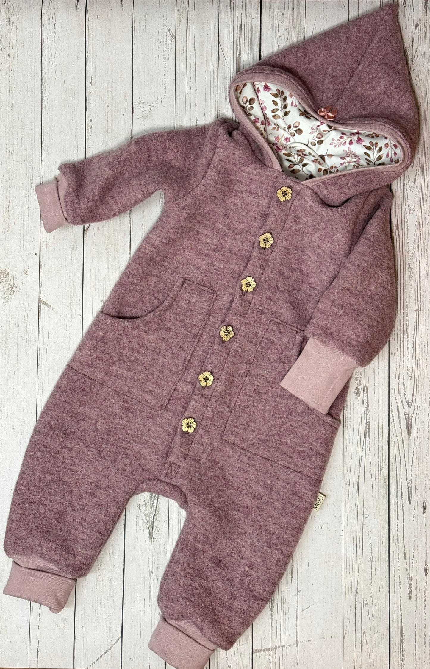 Wollwalk Overall, voll gefüttert