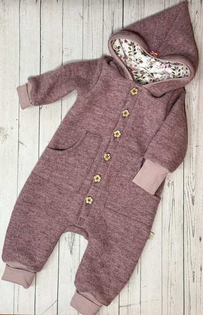 Wollwalk Overall, voll gefüttert