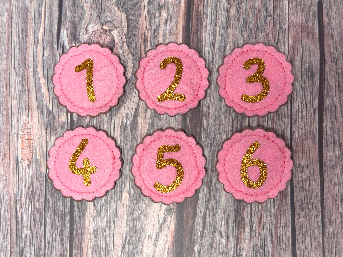 Individuelle Musselin-Geburtstagskrone