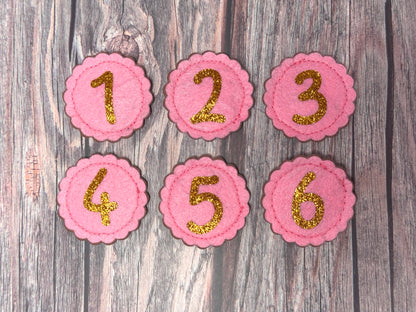 Individuelle Musselin-Geburtstagskrone