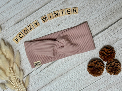 Weiches Rippen-Strick-Stirnband