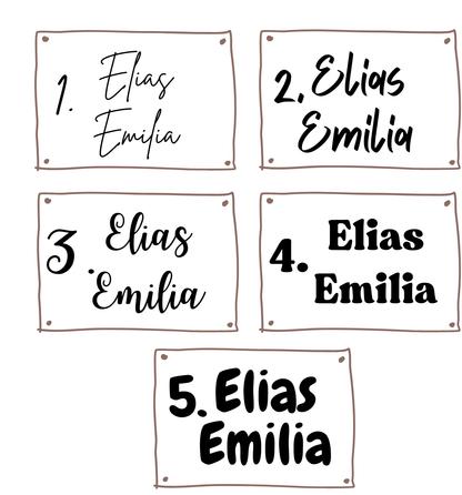 Individuelle Musselin-Geburtstagskrone